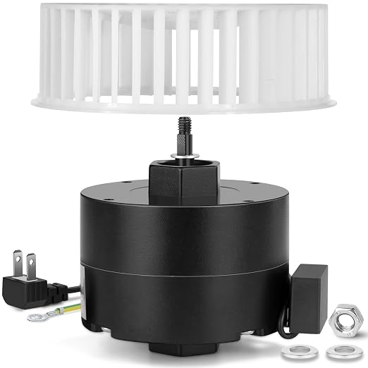 HHQ Bathroom Exhaust Fan Motor & Blower Wheel Replacement by HHQ-Motor