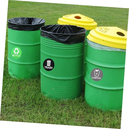 9pcs Trash Can Classification Stickers Self-Adhesive Recycling Decals - Image 6
