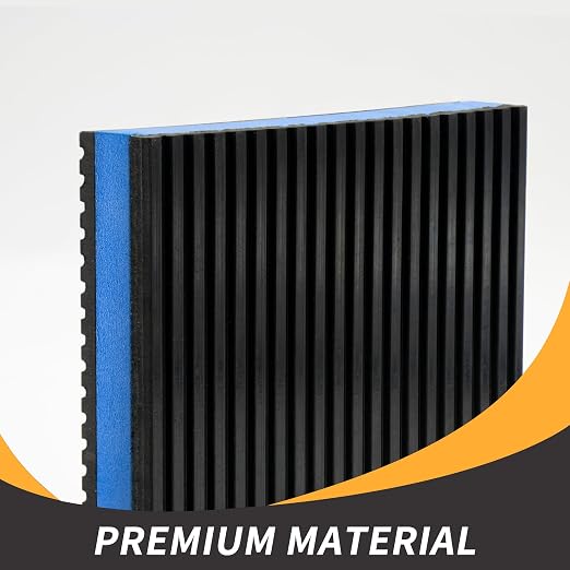 7/8 Inch Thick Rubber Anti-Vibrations Damping Pads Pack, Heavy Duty Sound - Image 3