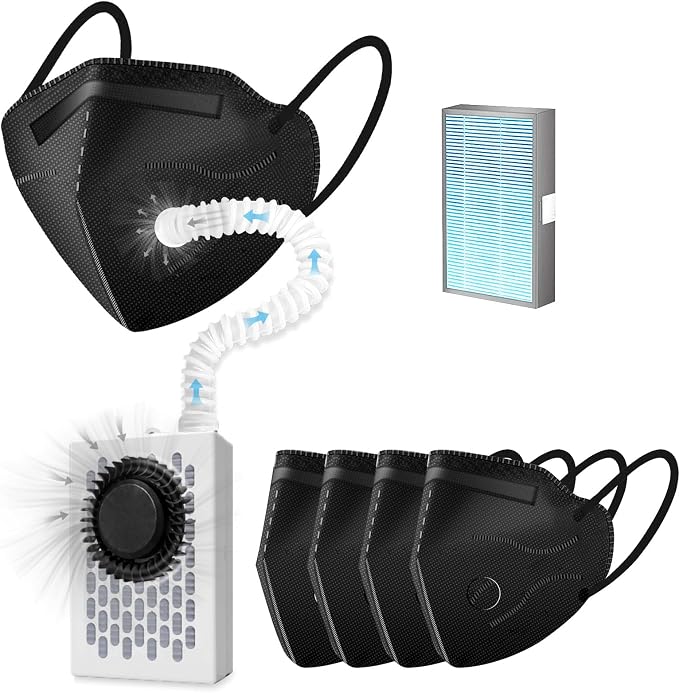 Electric Maskes with Fan, Fresh Air System, Breathe easily by Rsenr