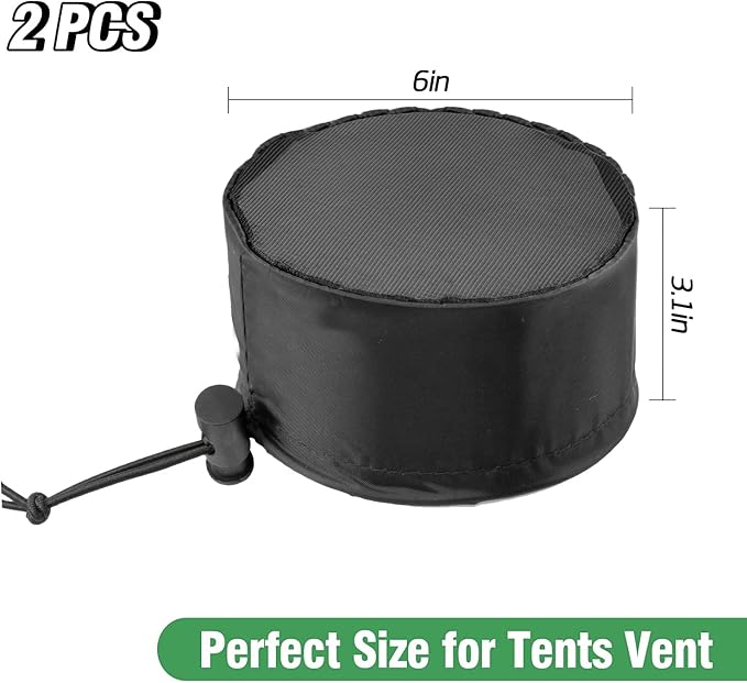 2 Pcs Grow Tents Vent Cover - Image 5