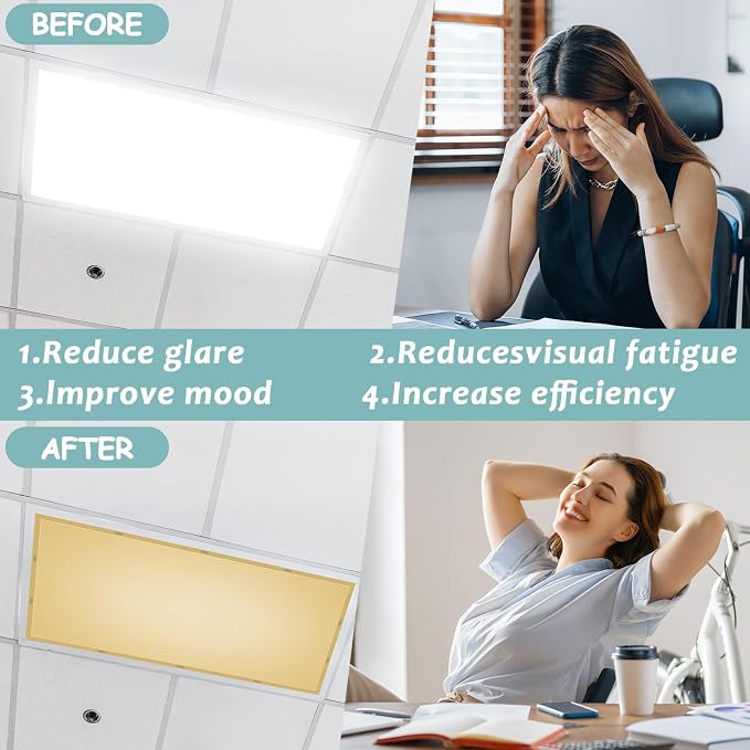 8 Pcs Fluorescent Light Covers - Image 3