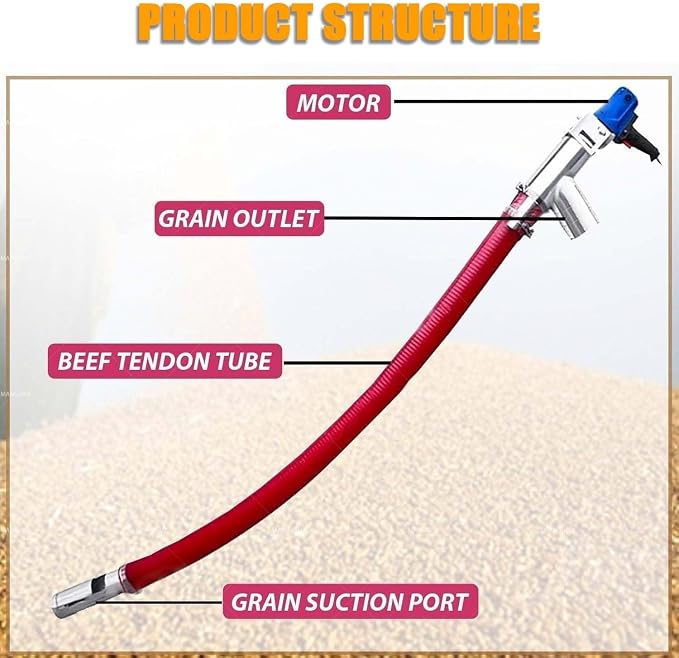 Granule Conveyor, 2000W Industrial Screw Machine - Image 8