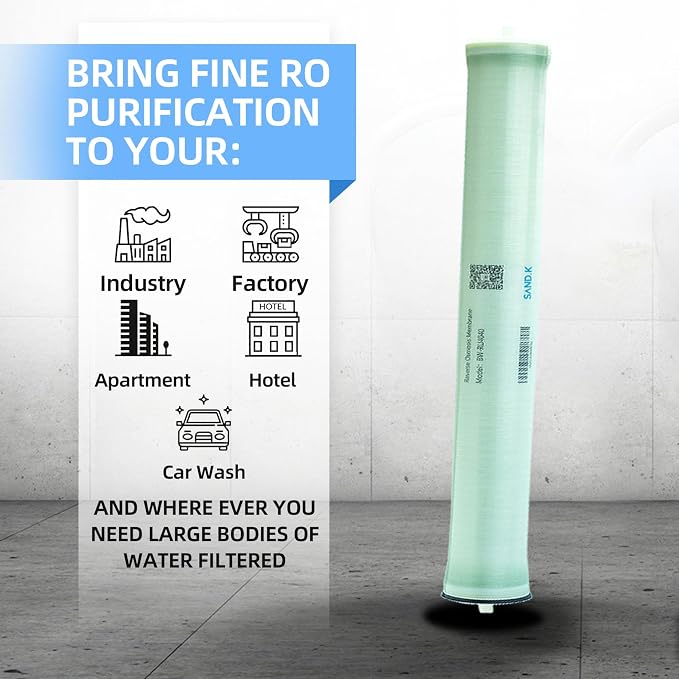 XLP4040 Industrial RO Membrane, 4 x 40 inch 2600GPD Extra Low Pressure 100PSI - Image 5