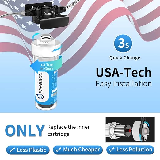 Water Filter for Sink Faucet, NSF/ANSI 42&53 Improve Taste, EZ Change Life - Image 7