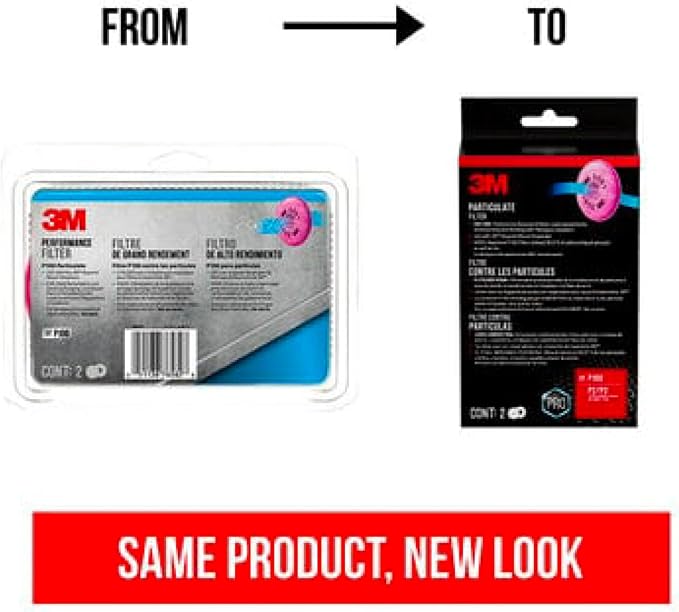 3M P100 Performance Filter 2091, 2 Pairs, Use - Image 7