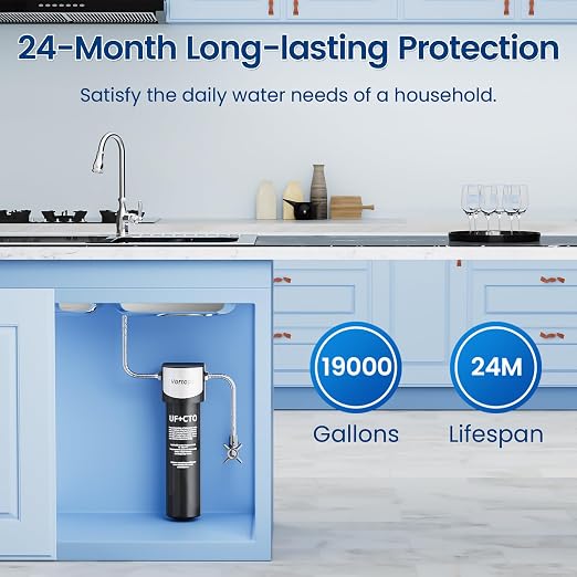 Vortopt Replacement Filter for Q5-UF & Q6-UF Under Sink Water Filter - Image 6