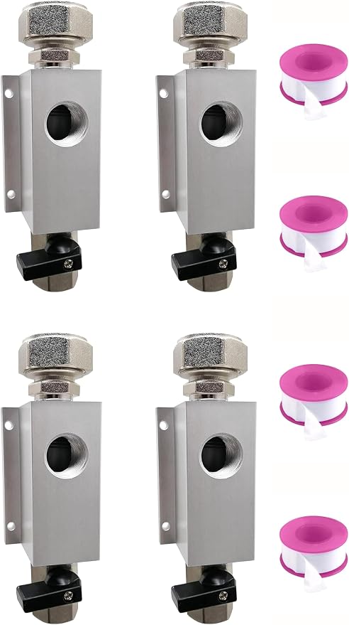 4 Packs Air Compressor Outlet Kit 3/4 Inch by AXILYZE