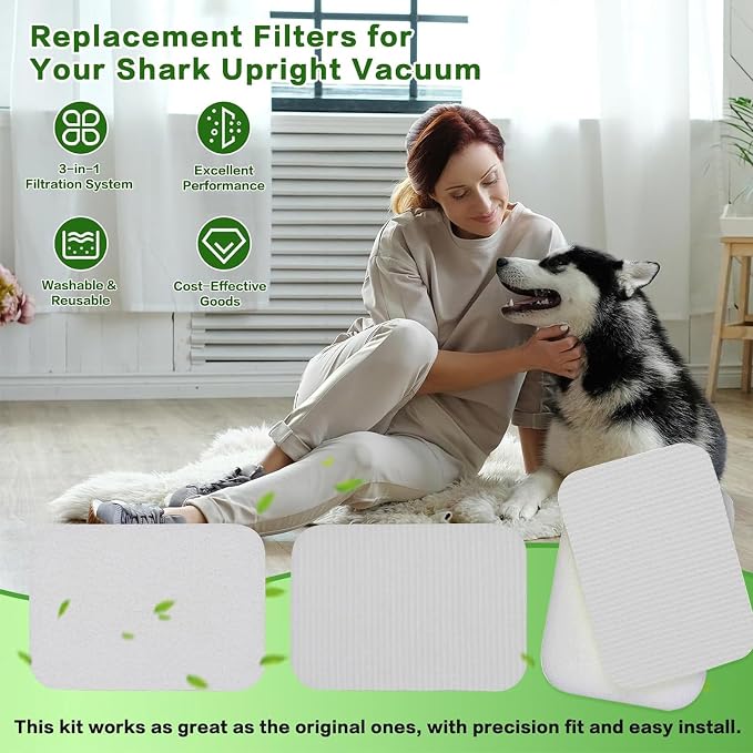 Foam Filters Replacement for Shark Pet ZU102 ZU100 ZU81 ZU75 Pet Pro ZU60 ZU62 - Image 3
