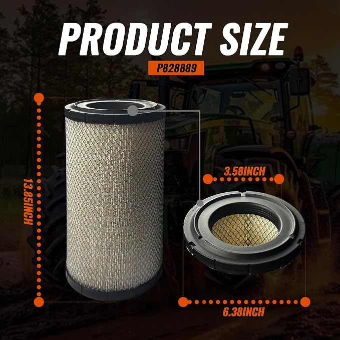 2PCS Air Filters Set P828889-P829333 - Image 2