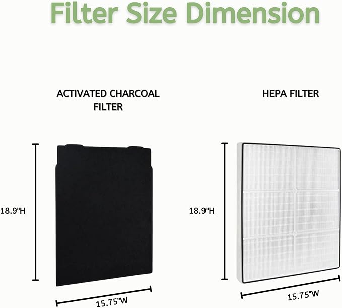 Nispira Filter Replacement for Sears Kenmore Air Purifier 83375, 83355 & 295 - Image 3