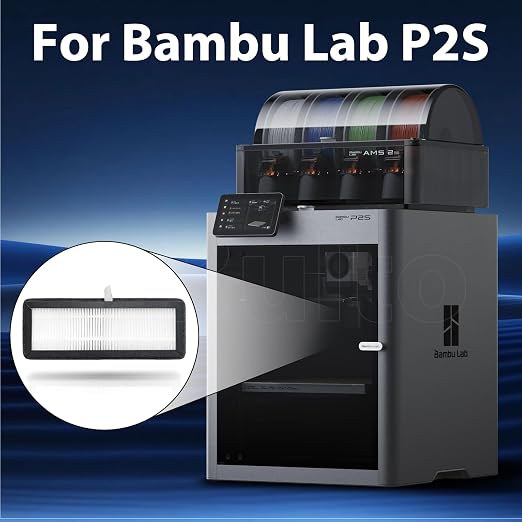 3Pcs X2D/P2S Air Filters for Bambu Lab X2D/P2S 3D Printer, Dual-Layer Upgrade - Image 2