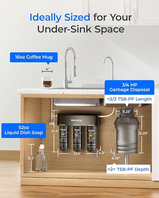 Waterdrop TSB-PF Under Sink Water Filter,  + - Image 6