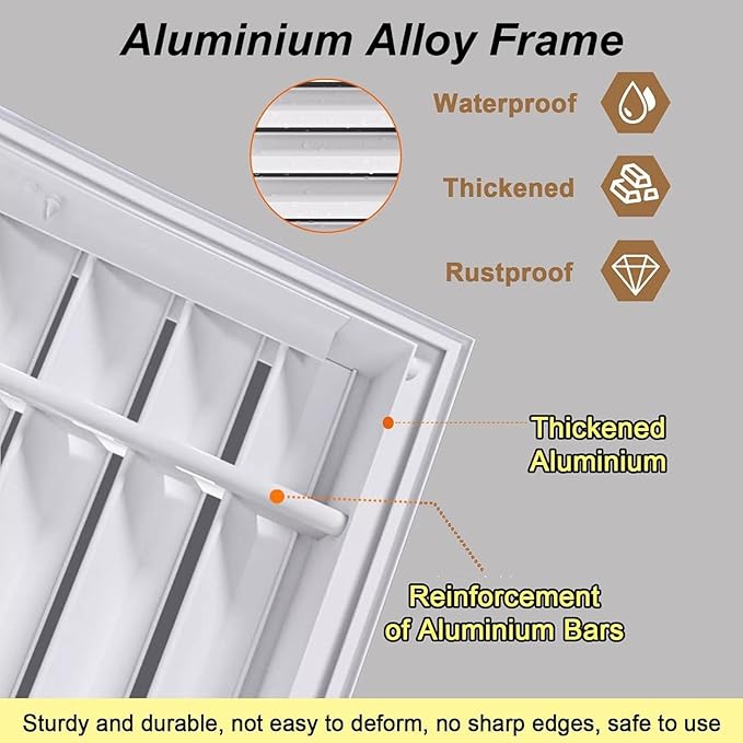 Adjustable Air Vent Cover Grill - Image 4