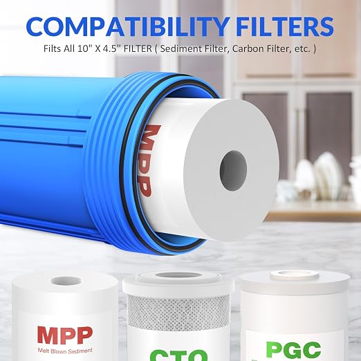 SimPure Whole House Water Filter Housing, Pre-Filtration System - Image 5