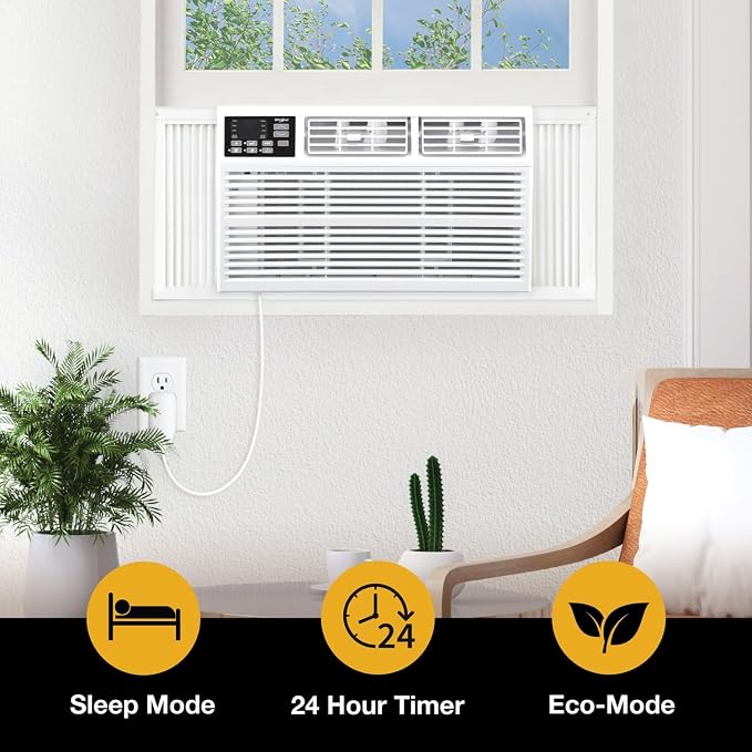 Whirlpool 12, 000 BTU 115V Window-Mounted Air Conditioner - Image 4