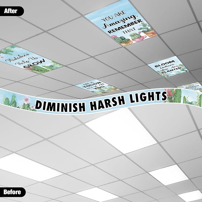 Capoda 12 Pcs Fluorescent Light Covers - Image 4