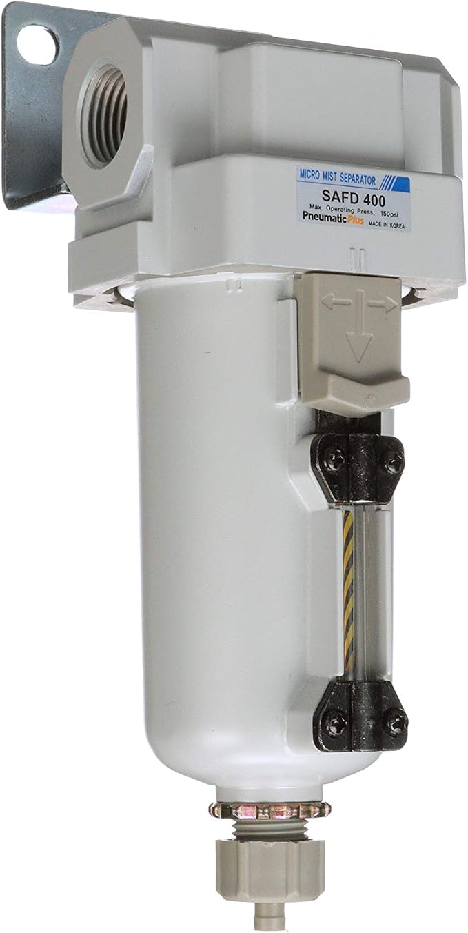 PneumaticPlus SAFD400-N04B-MEP Compressed Air Coalescing Filter, 0.01 Micron by PneumaticPlus
