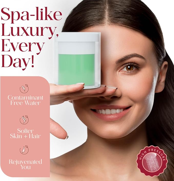 Vitamin C Shower Filter Replacement Cartridge + Shower Steamers Aromatherapy - Image 3