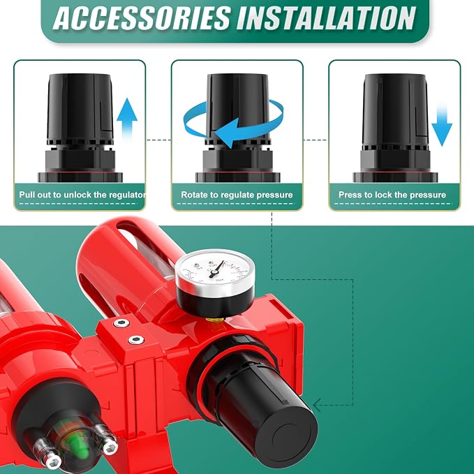 Industrial Grade 4-Stage Aluminum Air Drying System, 3/8 Inch NPT, 0-150 PSI - Image 5
