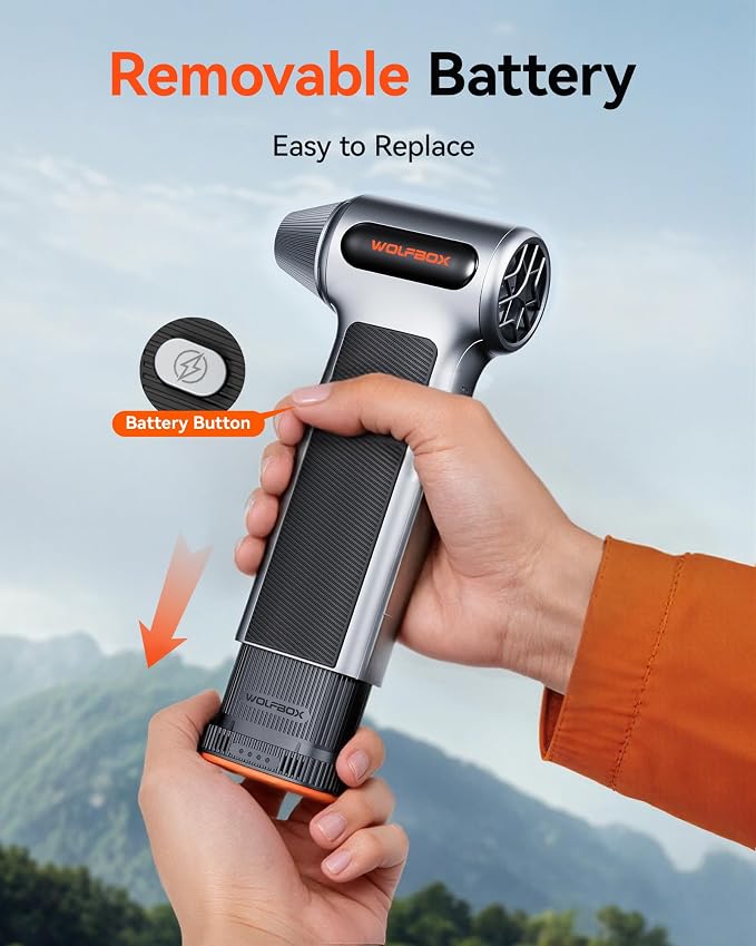 WOLFBOX MF200 22.2Wh 7.4V Rechargeable Li-ion Battery Pack – Removable Backup - Image 2