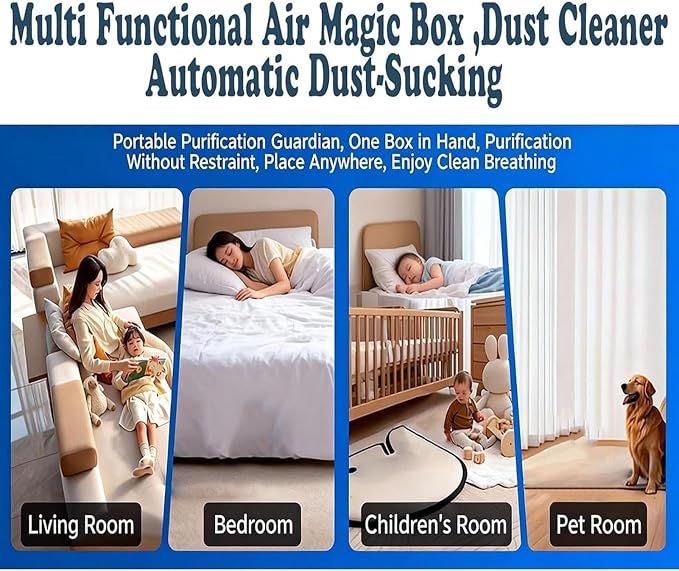 Air Purifiers For Home - 120g Quiet Dust Eliminator Box | Air Purifier For Pet - Image 5