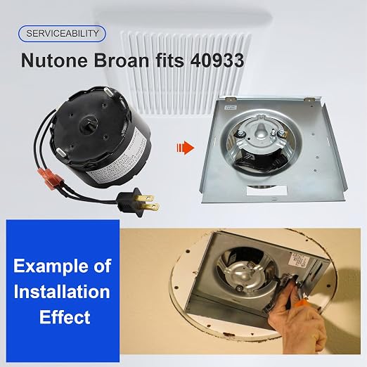 3.3 Inch Diameter Vent Fan Motor Direct Replacement - Image 4