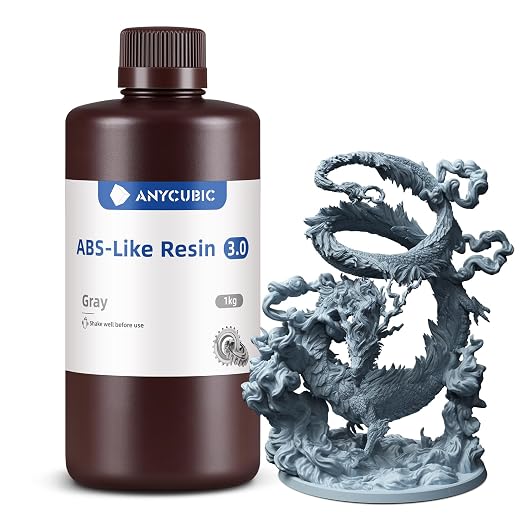 ANYCUBIC ABS-Like Resin 3.0, Upgraded 14K 3D Printer Resin by ANYCUBIC
