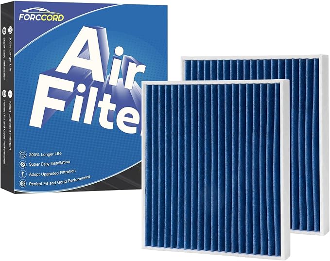 2-Pack HEPA Cabin Air Filter Fits by Forccord