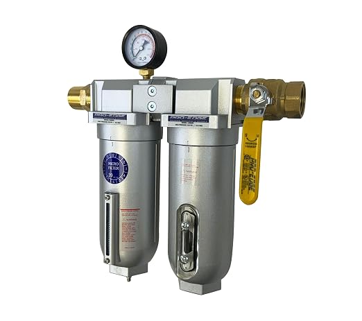 3/4" NPT Industrial Coalescing Filter Removes Oil, Moisture Vapor Aerosols and - Image 2