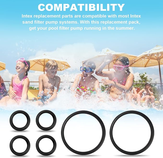 25004/2500 Filter Pump Replacement Seals Kit Fits - Image 4