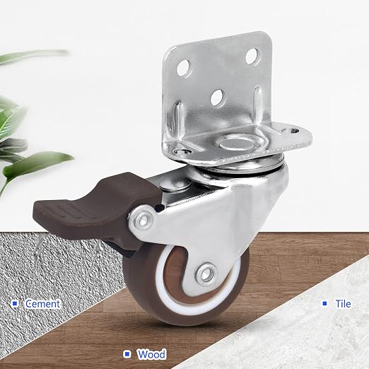 Side Mount Casters Set of 4 - Image 7