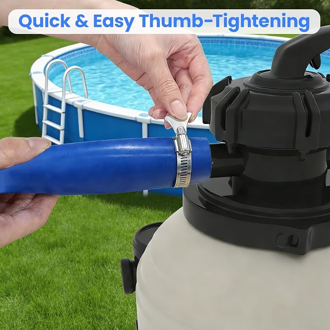 Poolvio Backwash Hose 2" x 50 ft, Tear-Resistant & Leak-Free - Image 5