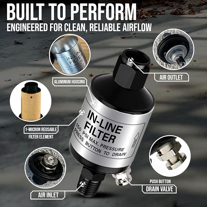 LE LEMATEC Air Compressor Water Separator - Image 2