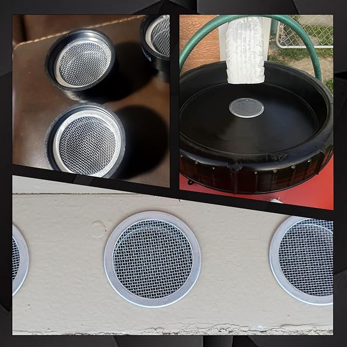 2-Inch Round Open Screen Vent, Mill Finish, 12 Pack - Image 7