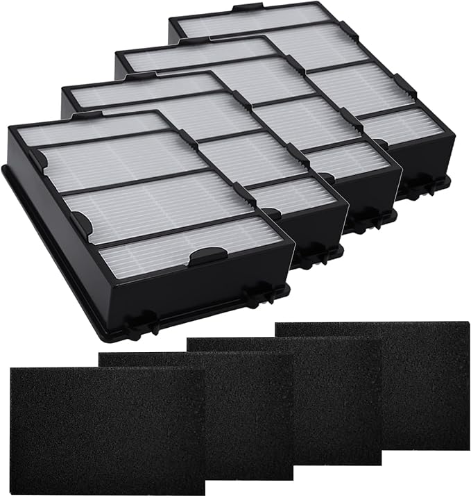 Hoypeyfiy 4Pcs HAPF600 HEPA Replacement Filters Kit Replacement by Hoypeyfiy