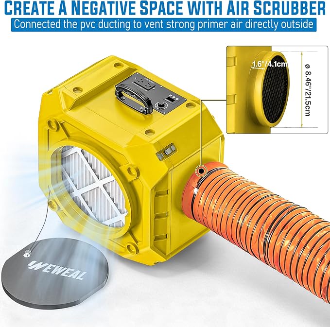 Commercial Air Scrubber, Negative Air Machine - Image 3