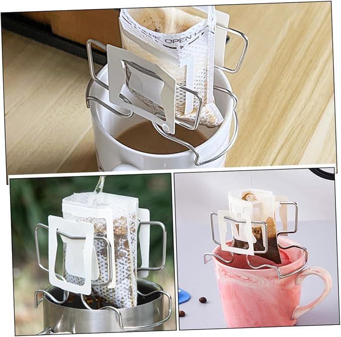 Coffee Cup Filter Rack Portable Stainless Steel Dripper Stand - Image 6