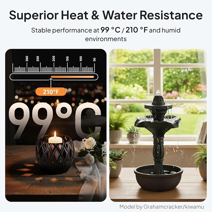 ELEGOO ASA Filament 1.75mm Deep Black 4KG, UV & Weather Resistant 3D Printer - Image 3