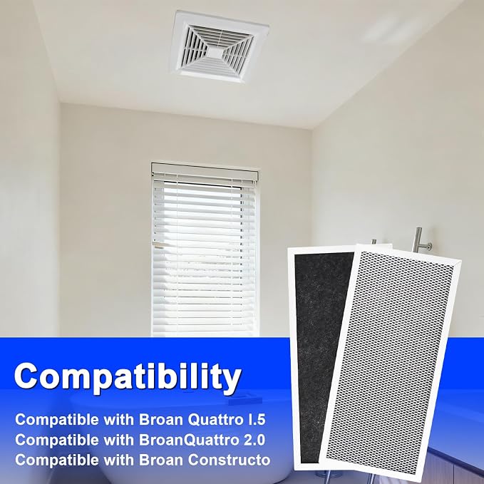 2-Pack Air Exchanger Filter 15-3/8 X 7-1/8 X 5/8 Inches Compatible - Image 6