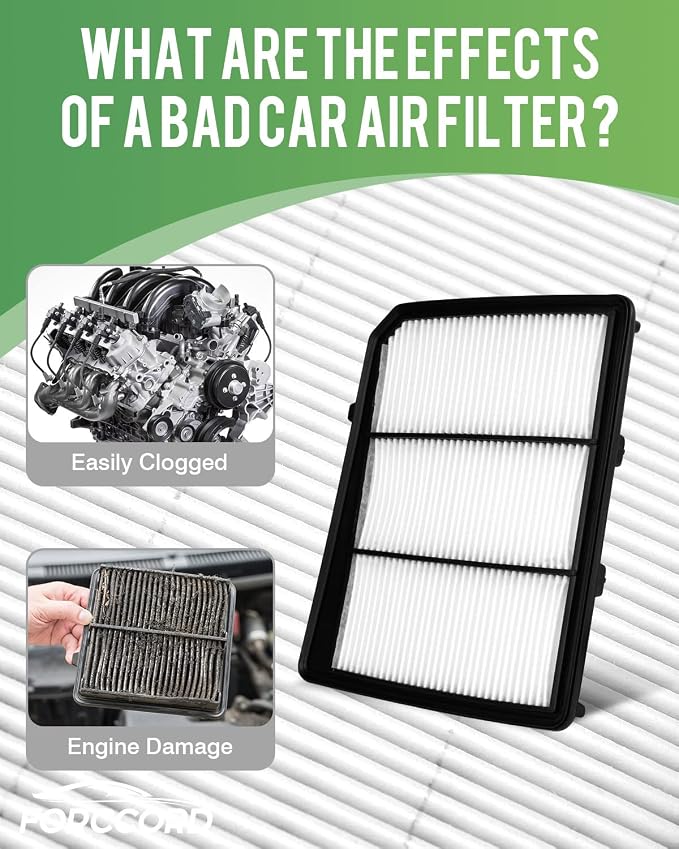 2-Pack Engine Air Filter Fits for Nissan Titan 2024 2023 2022 2021 2020 2019 - Image 3