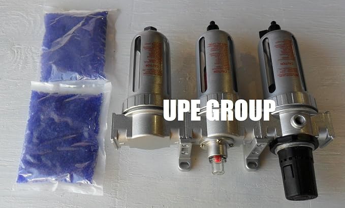 3/8" COMPRESSED AIR PARTICULATE FILTER WATER TRAP/PRESSURE REGULATOR/DESICCANT - Image 3