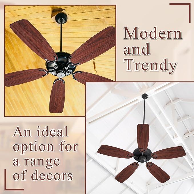 5 Pack Replacement Fan Blades for 42"/52" Ceiling Fan Waterproof Blades - Image 4
