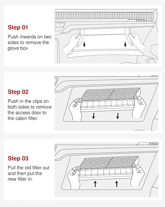 Puroma Cabin Air Filter with Activated Carbon, Replacement - Image 7