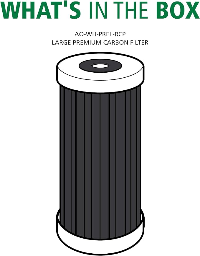 AO Smith 4.5"x10" 5 Micron Carbon Sediment Water Filter Replacement Cartridge - Image 3