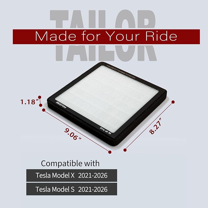 HEPA Cabin Air Filter for Tesla Model X Model S - Image 2