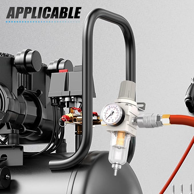 1/4" NPT Air Drying System, 5 Micron Air Line Filter - Image 7