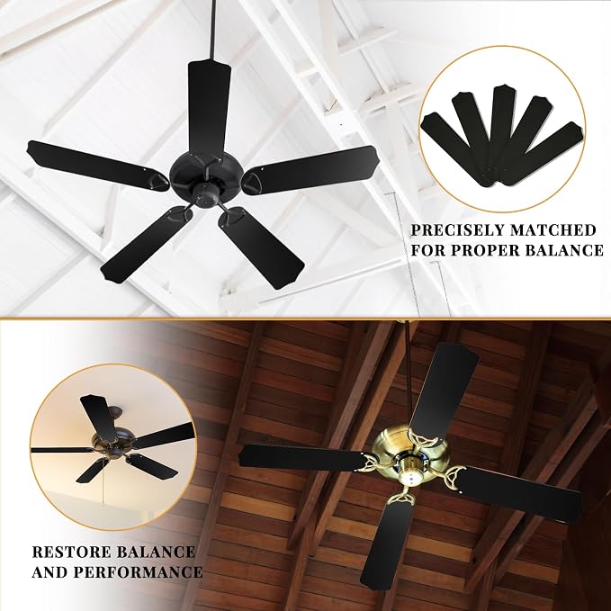 Lineshading 5 Pack 16 1/2" Replacement Fan Blades - Image 4