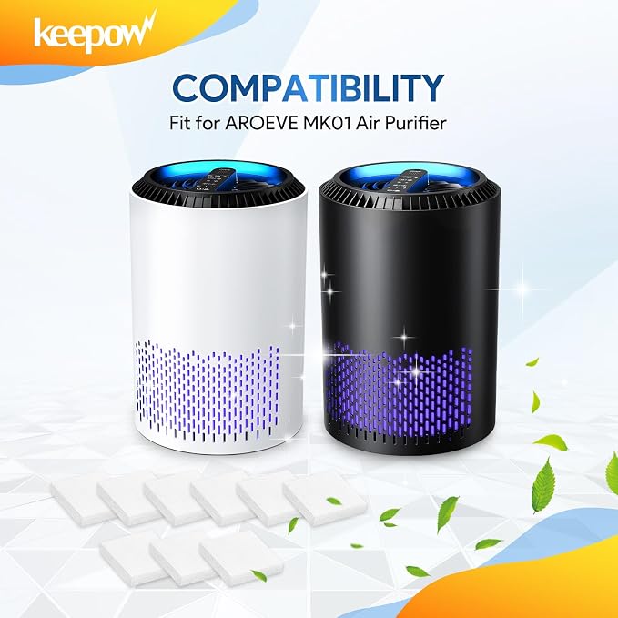 KEEPOW 50 Pack Aroma Pads Replacement Fit - Image 2