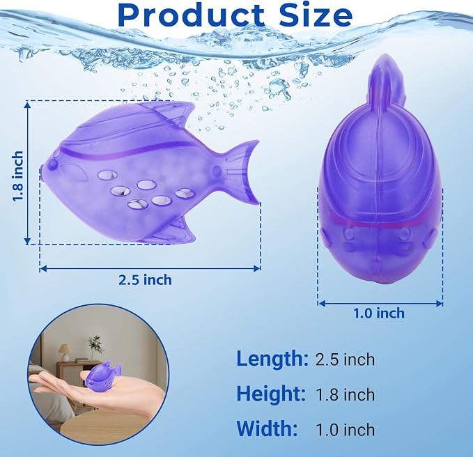 Funmit Humidifier Cleaning Fish, 12 Pack Humidifier Cleaner - Image 3